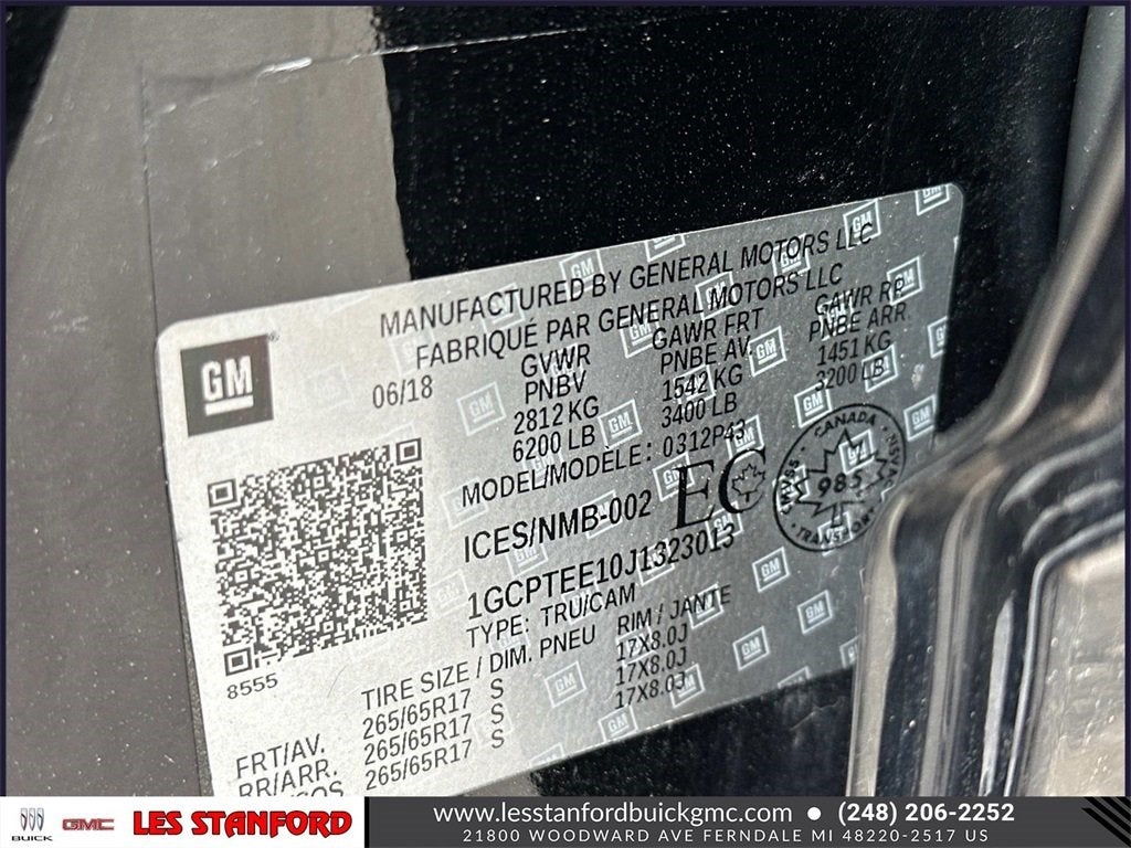 2018 Chevrolet Colorado 4WD ZR2