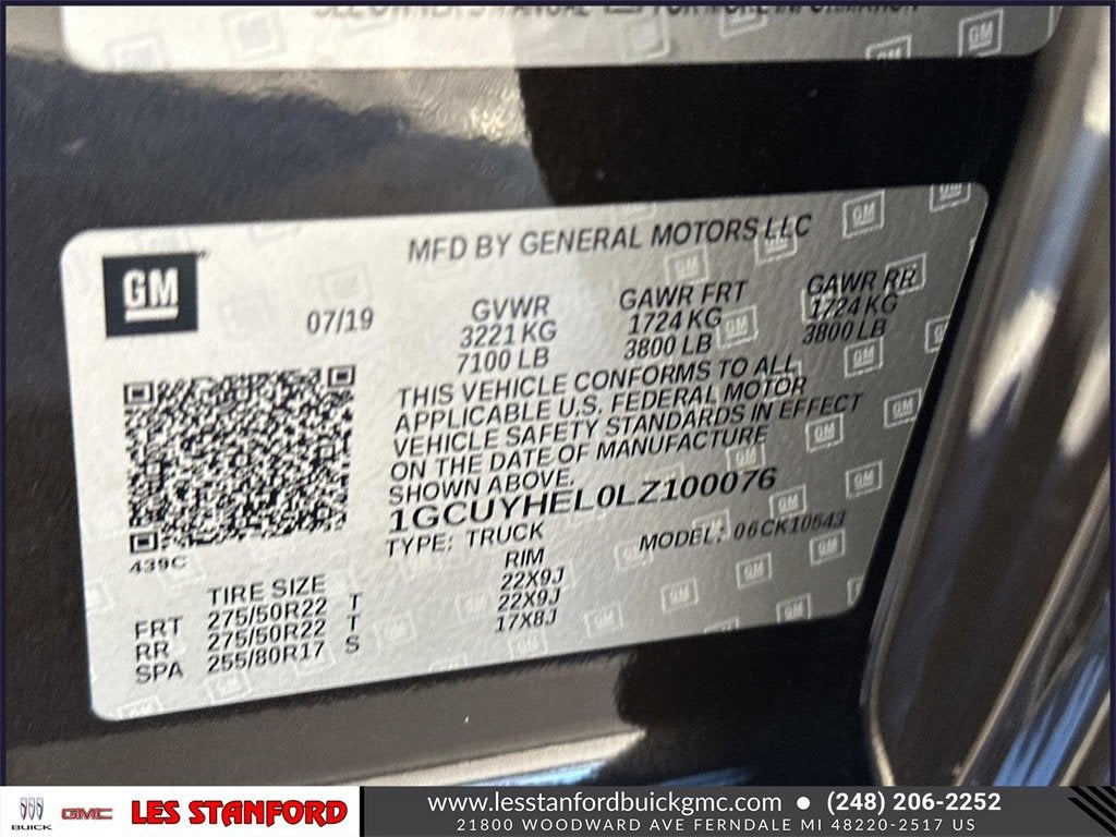 2020 Chevrolet Silverado 1500 High Country