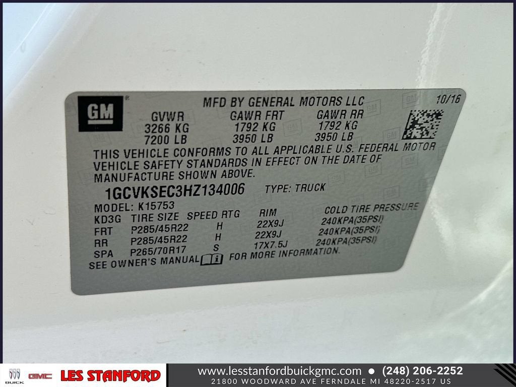 2017 Chevrolet Silverado 1500 LTZ