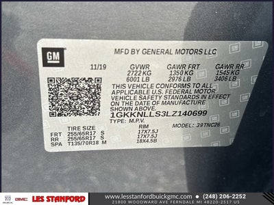 2020 GMC Acadia AT4