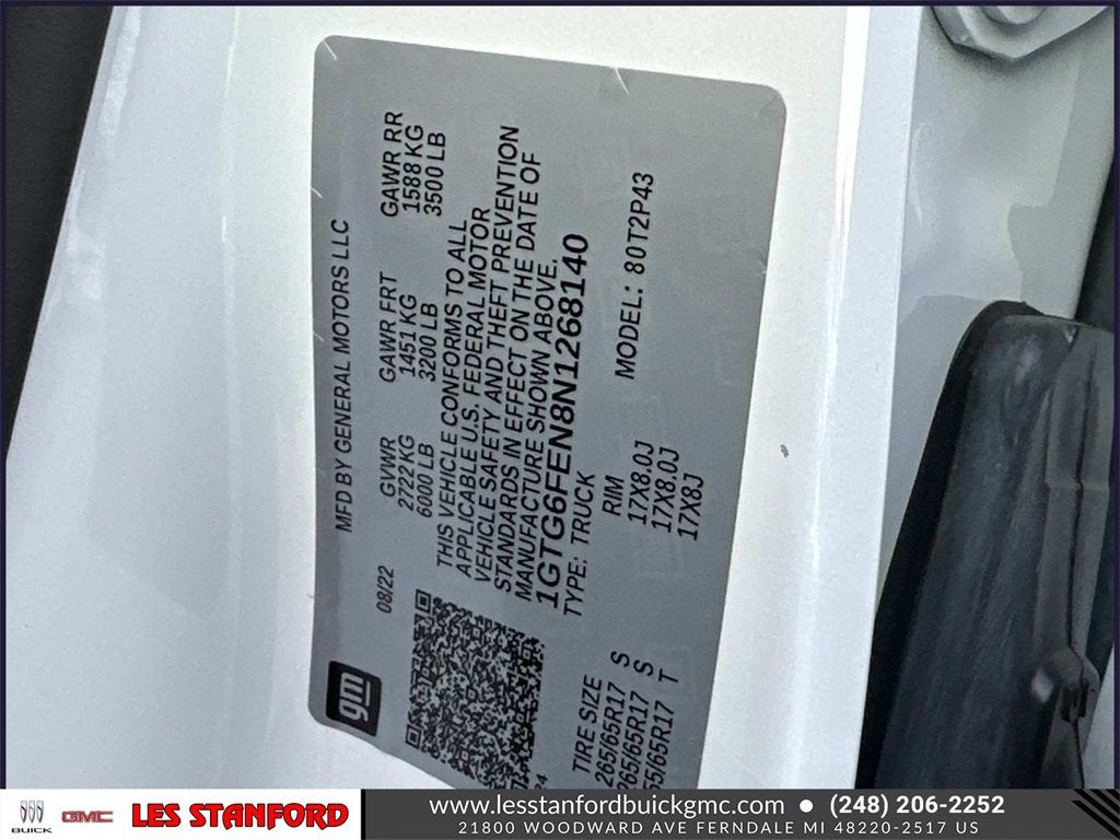 2022 GMC Canyon AT4 - Leather