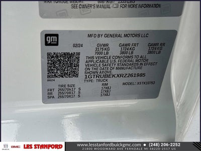 2024 GMC Sierra 1500 SLE