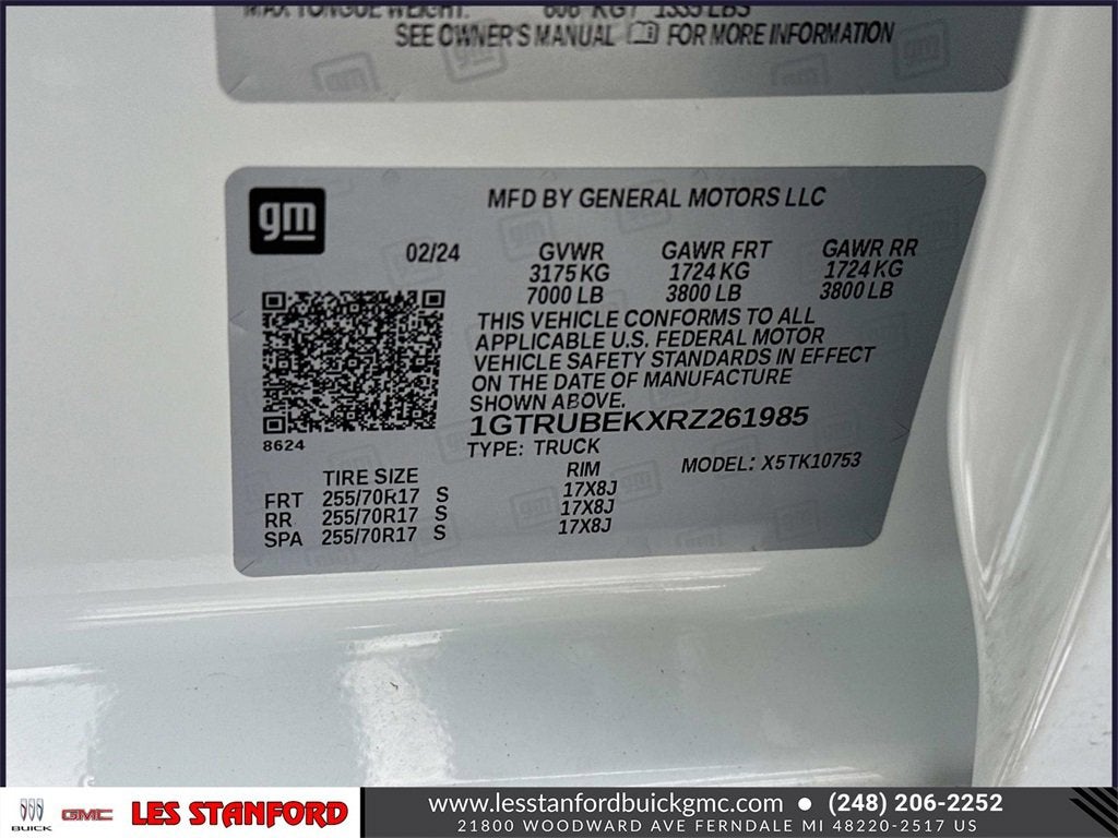 2024 GMC Sierra 1500 SLE