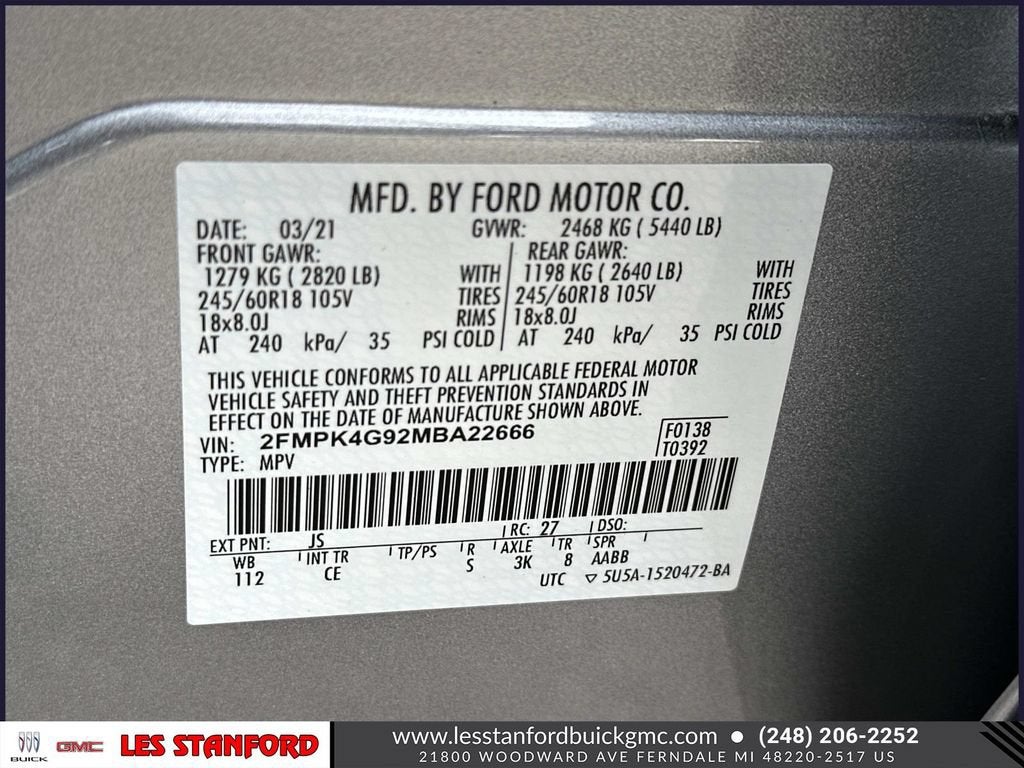 2021 Ford Edge SE - Photo 19
