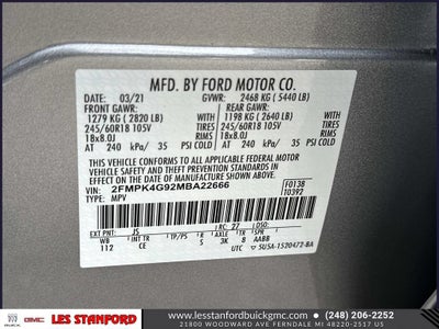 2021 Ford Edge SE