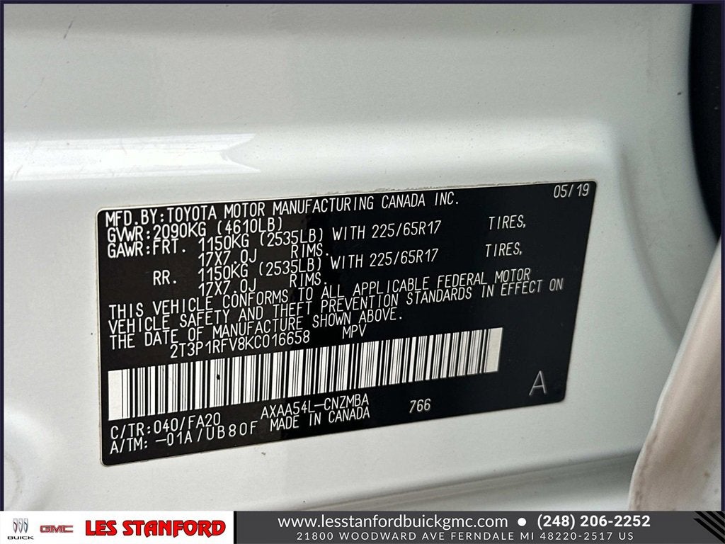 2019 Toyota RAV4 XLE