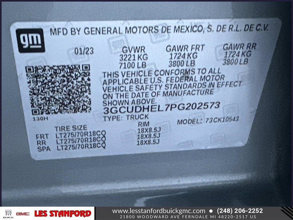 2023 Chevrolet Silverado 1500 ZR2