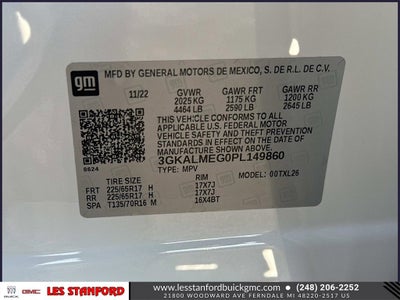 2023 GMC Terrain SLE