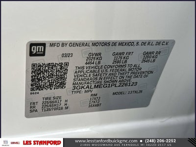 2023 GMC Terrain SLE