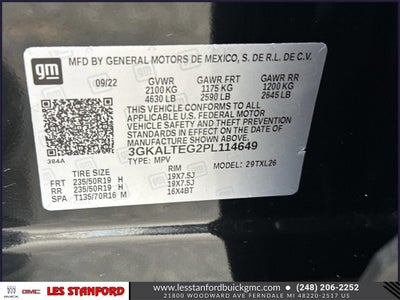 2023 GMC Terrain SLE