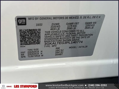 2023 GMC Terrain SLE