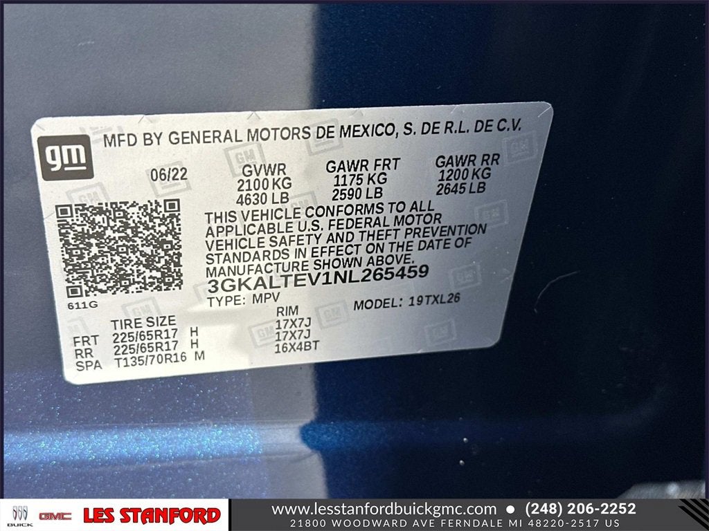 2022 GMC Terrain SLE