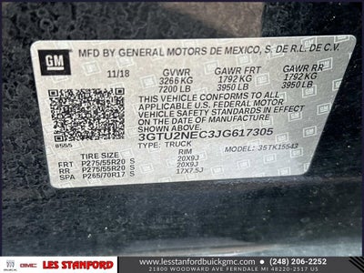 2018 GMC Sierra 1500 SLT