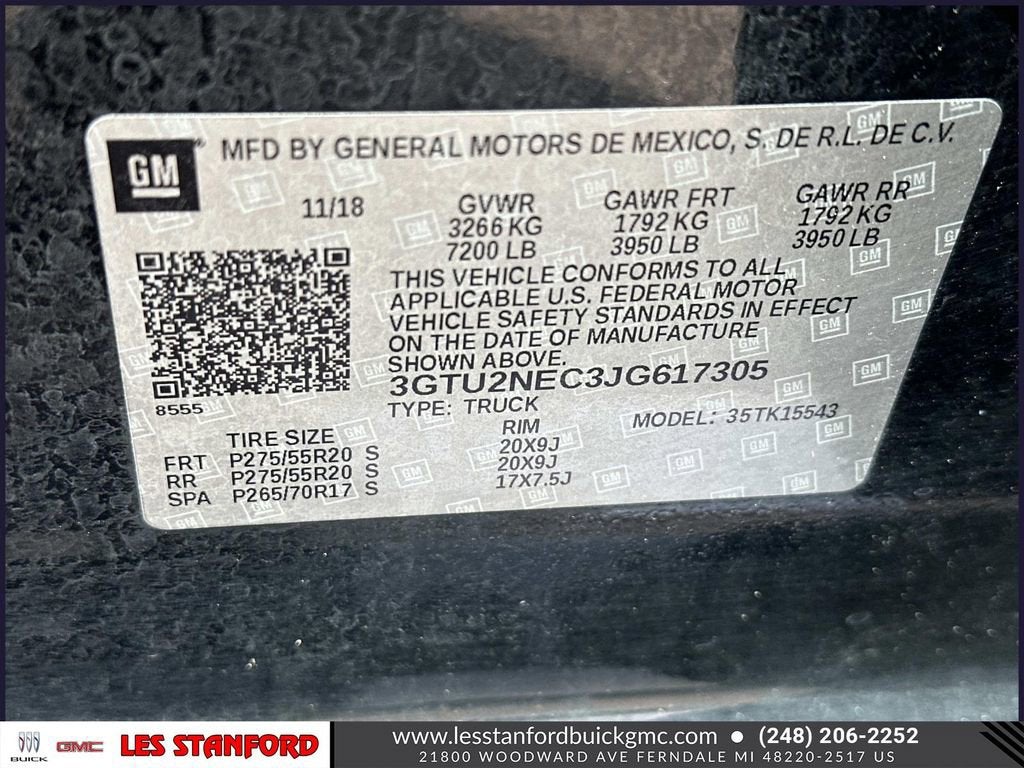 2018 GMC Sierra 1500 SLT