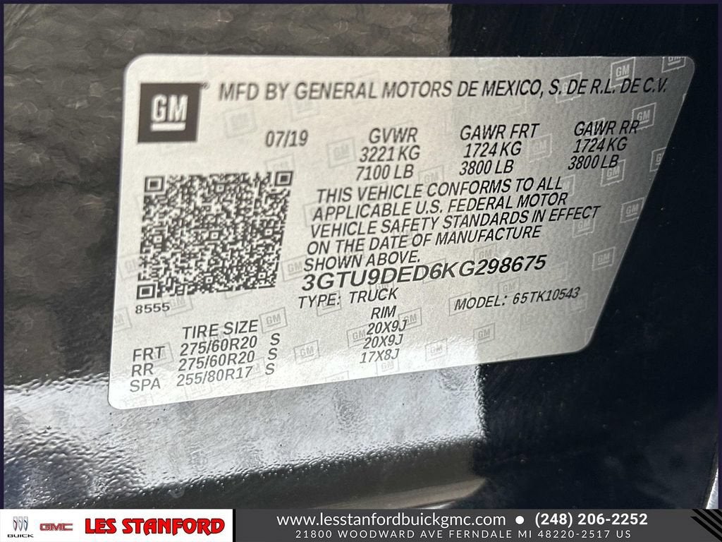 2019 GMC Sierra 1500 SLT