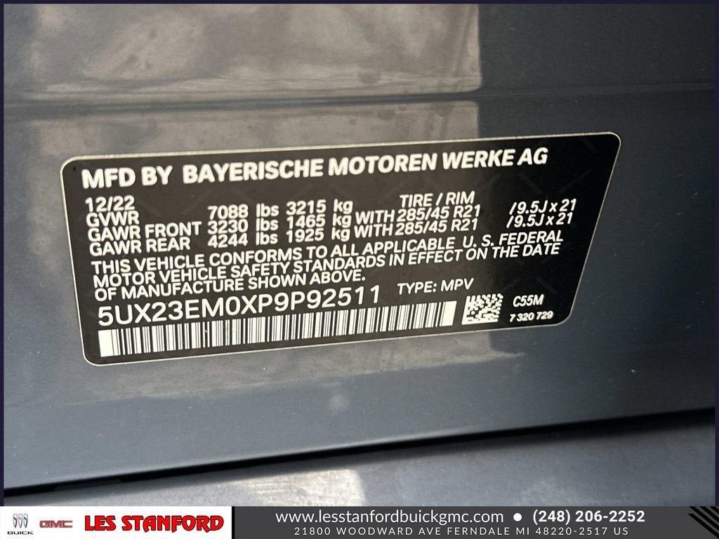 2023 BMW X7 xDrive40i