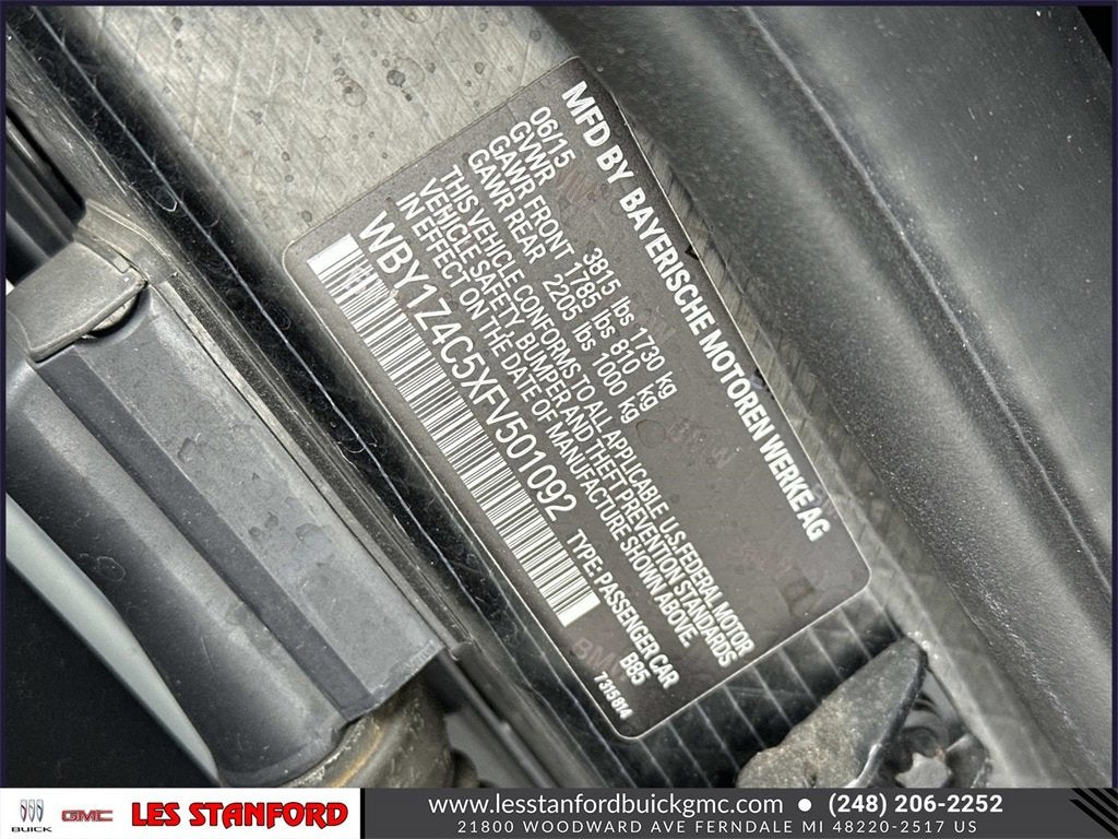 2015 BMW i3 4DR HB W/RANGE EX